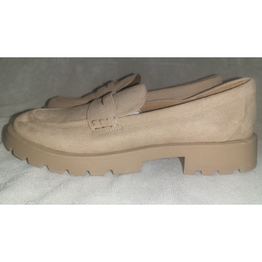 A New Day Women's Faux Leather Slip On Casual Loafer Mem Foam Sz 10 NWT